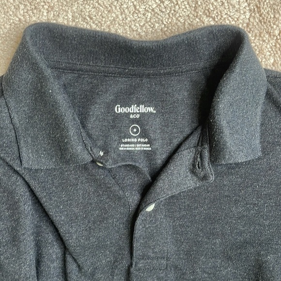 Goodfellow & Co Men's Charcoal Polo Shirt - Picture 3 of 3